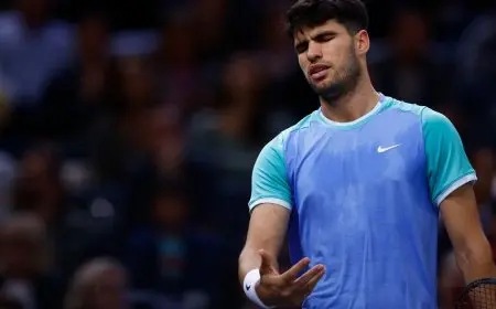 ألكاراز يودع باريس للأساتذة وزفيريف يتأهل للقاء تيتيباس