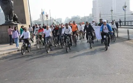 انطلاق ماراثون القاهرة الرياضي للدراجات استعدادا لاستضافة المنتدى الحضري العالمي