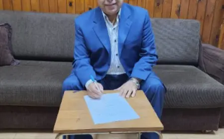 معتز عاشور يقدم أوراق ترشحه لانتخابات تنس الطاولة