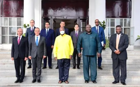 وزير الخارجية والهجرة يسلم رسالة من الرئيس السيسي إلي شقيقه رئيس أوغندا