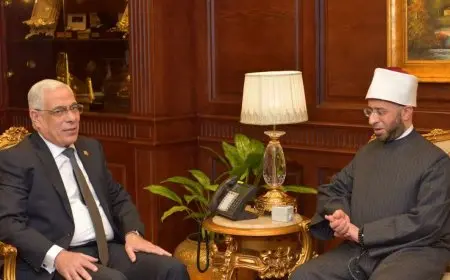 النائب العام ووزير الأوقاف يتفقان على تدريب موظفي الأوقاف الممنوح لهم صفة الضبطية القضائية بمعهد البحوث