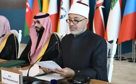 المفتي: التعاون بين الأمم والمؤسسات الدينية ضرورة لتحقيق الاستقرار والأمان للشعوب