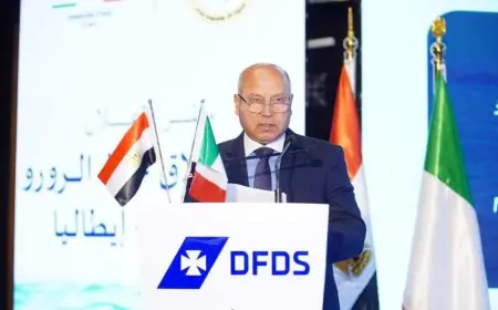 وزير النقل: 29 نوفمبر الحالي بداية الخدمة بخط الرورو المصري – الإيطالي