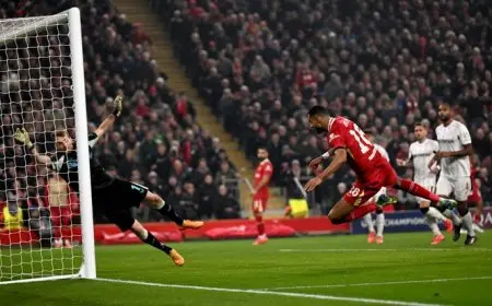 محمد صلاح يشارك في فوز ليفربول العريض أمام باير ليفركوزن برباعية