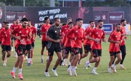 الأهلي يواصل تدريباته استعدادا لمباراة زد في الدوري