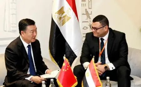 وزير الإسكان يعرض على نظيره الصيني المشاركة في مشروعات المناطق الصناعية بالمدن الجديدة