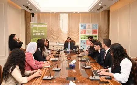 تفاصيل اجتماع وزير الرياضة بوفد الشباب المفاوضين المشارك فى مؤتمر المناخ