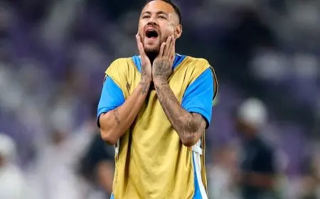 صدمة جديدة.. الهلال يكشف طبيعة إصابة نيمار ومدة غيابه