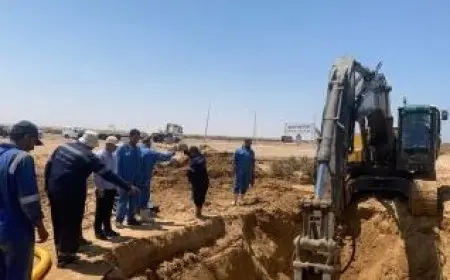 مياه البحر الأحمر تعلن الانتهاء من صيانة خط الكريمات بعد تعرضه للكسر المفاجئ