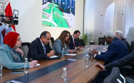 وزيرة التنمية المحلية تلتقي مع سكرتير عام منظمة المدن والحكومات المحلية المتحدة الأفريقية