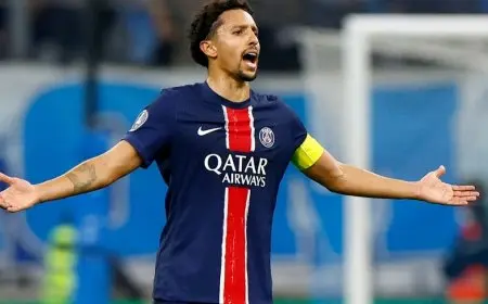 ماركينيوس يخوض مباراته رقم 200 كقائد لباريس سان جيرمان