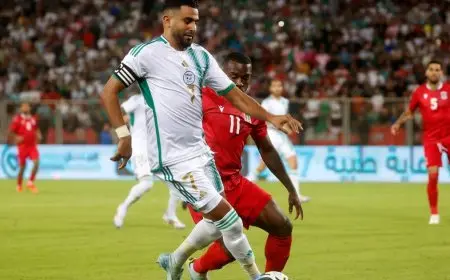 محرز يقود الجزائر في آخر مباراتين بتصفيات كأس أمم إفريقيا