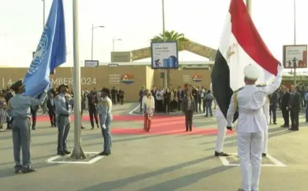 وزيرة التنمية المحلية ووكيل الأمين العام للأمم المتحدة تشاركان في إنزال علمَي مصر والأمم المتحدة