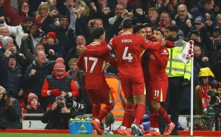 سلوت: صلاح الأفضل بالأرقام.. وليفربول يملك أفضلية في سباق اللقب