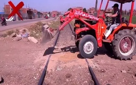 النقل تواصل مناشدة المواطنين عدم إقامة معابر غير شرعية على قضبان السكك الحديدية