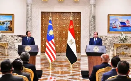 رئيس وزراء ماليزيا: حريصون على استكشاف مجالات جديدة للتعاون مع مصر