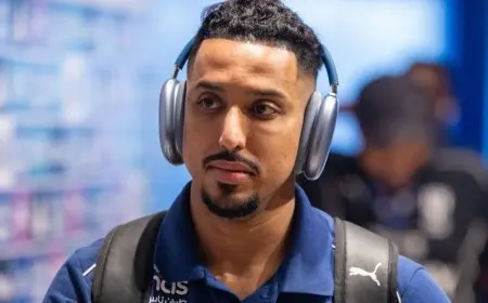 إصابة الدوسري بالتواء في مفصل القدم ومدة الغياب غير معلومة