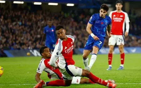 في معركة غرب لندن.. تشيلسي يتعادل بصعوبة مع أرسنال في الدوري