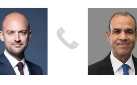 وزير الخارجية يبحث مع نظيره الفرنسي جهود وقف إطلاق النار في غزة