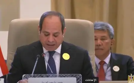 الرئيس السيسي: مصر ملتزمة بتقديم كامل العون إلى الأشقاء في لبنان