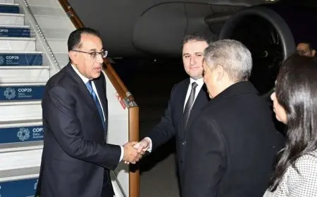 نيابة عن الرئيس.. مدبولي يصل إلى العاصمة الآذرية لحضور قمة المناخ «كوب 29»