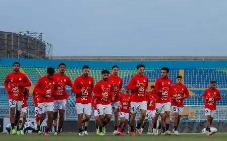 منتخب مصر يواصل تدريباته استعدادا لمواجهة كاب فيردي