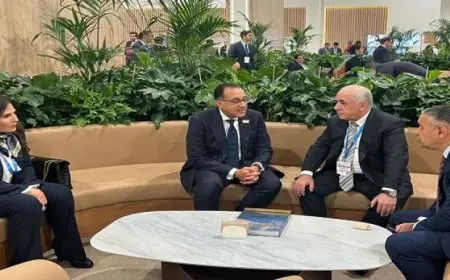 على هامش كوب 29.. رئيس الوزراء يبحث مع رئيس وزراء أذربيجان التعاون الثنائي