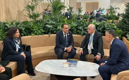 مدبولي يبحث مع نظيره الأذري زيادة حجم التبادل التجاري والاستثماري