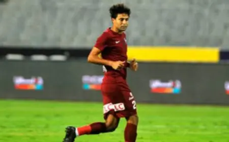 محمد إبراهيم لاعب البنك الأهلي يعلن وفاة والدته