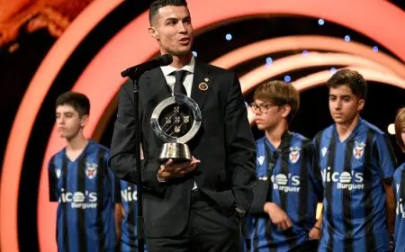 تكريم كريستيانو رونالدو بجائزة جديدة في البرتغال