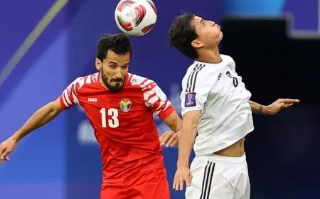 موعد مباراة العراق والأردن في تصفيات كأس العالم 2026
