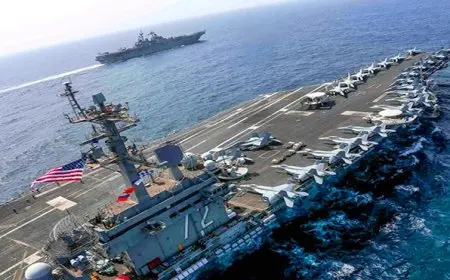 “الحوثي” تستهدف حاملة الطائرات الأمريكية «أبراهام» ومدمرتين أخرتين