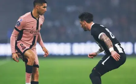 سان جيرمان يدعم حكيمي قبل مباراتي المغرب ضد الغابون وليسوتو