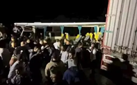 القصة الكاملة لحادث طريق المطرية – بورسعيد.. وفاة 13 شخصا