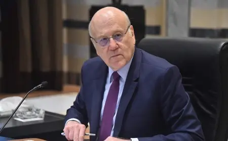 رئيس وزراء لبنان يُعزي شيخ الأزهر في وفاة شقيقته