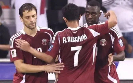 فوز درامي لقطر على أوزبكستان في تصفيات كأس العالم