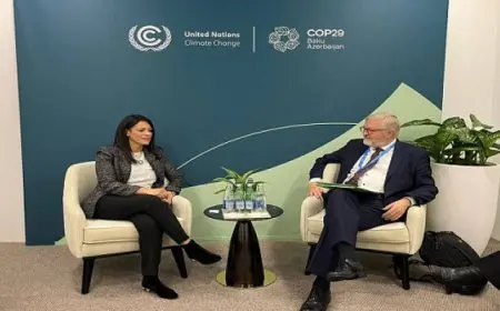 المشاط تبحث التعاون مع مسئولي الحكومات خلال فعاليات مؤتمر المناخ COP29 بأذربيجان