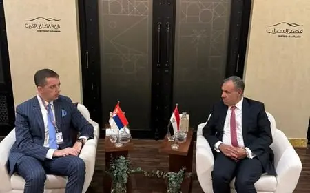 عبد العاطي يلتقي نظيره الصربي ويشيد بتطور العلاقات الثنائية خلال منتدى صير بني ياس