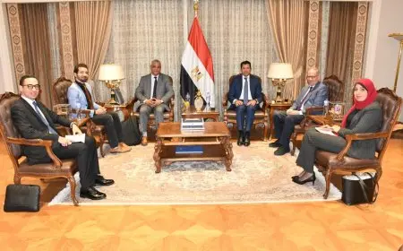 وزير الرياضة يلتقي مدير المكتب الإقليمي للوكالة الدولية لمكافحة المنشطات