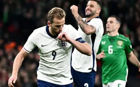 بعد 5 دقائق مجنونة.. إنجلترا تسحق أيرلندا 5-0 وتتأهل في دوري الأمم