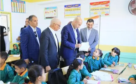 وزير التعليم ومحافظ شمال سيناء يتفقدون عددًا من المدارس بمدينة بئر العبد