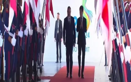 الرئيس السيسي يصل إلى مقر انعقاد قمة مجموعة العشرين