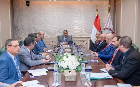 وزير الإنتاج الحربي يبحث مع وفد شركة كاسا الإيطالية أوجه التعاون المشترك