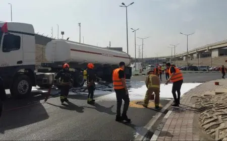 .. مطار القاهرة يحاكي تجربة السيطرة على حادث تسريب وقود طائرات