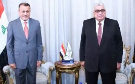 رئيس مجلس الدولة يبحث مع نظيره العراقي سُبل تعزيز التعاون القضائي المُشترك