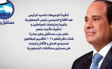 حزب مستقبل وطن ينظم مبادرة شتاء دافئ لتقديم البطاطين لمحدودي الدخل بجميع المحافظات