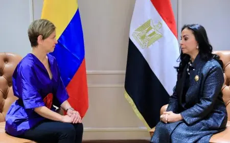 وزيرة التضامن تستعرض لسيدة كولومبيا الأولى دور «حياة كريمة» في الريف المصري