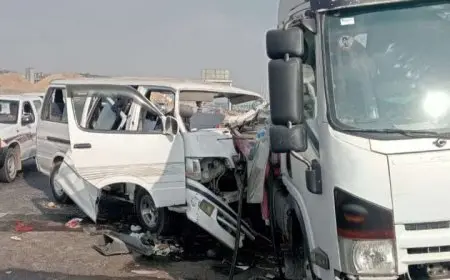 الصحة: خروج جميع المصابين في حادث انقلاب أتوبيس رحلات لدير الأنبا أنطونيوس