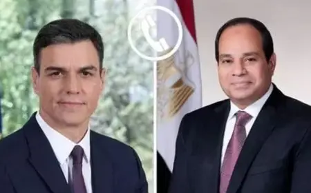 الرئيس السيسي يتلقى اتصالا من رئيس وزراء إسبانيا لبحث تطورات القضايا الإقليمية