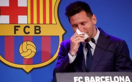 لابورتا يطالب ميسي يالعودة إلى برشلونة